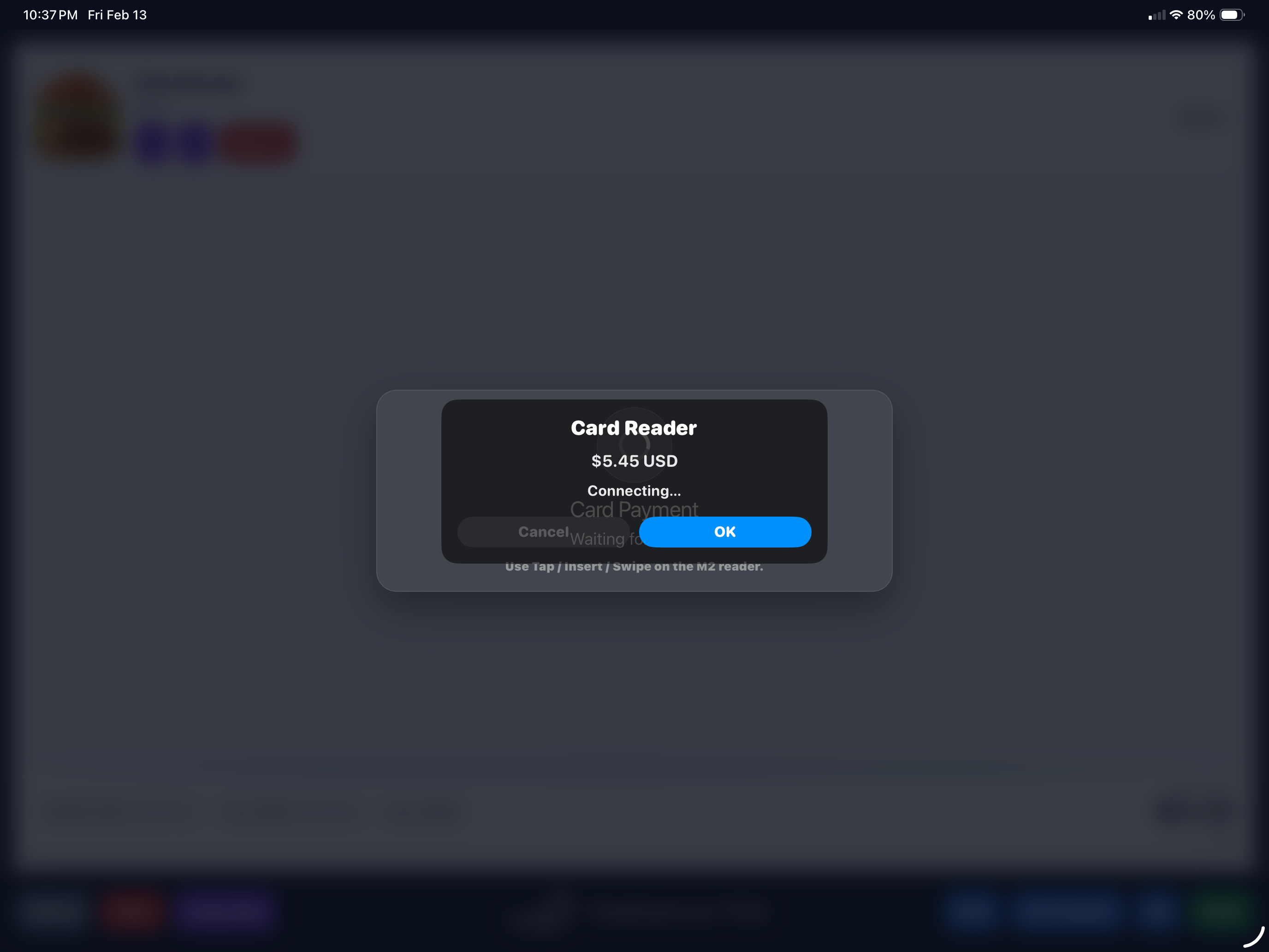 TicketHarmony POS — payment options including QR Pay and Web Pay