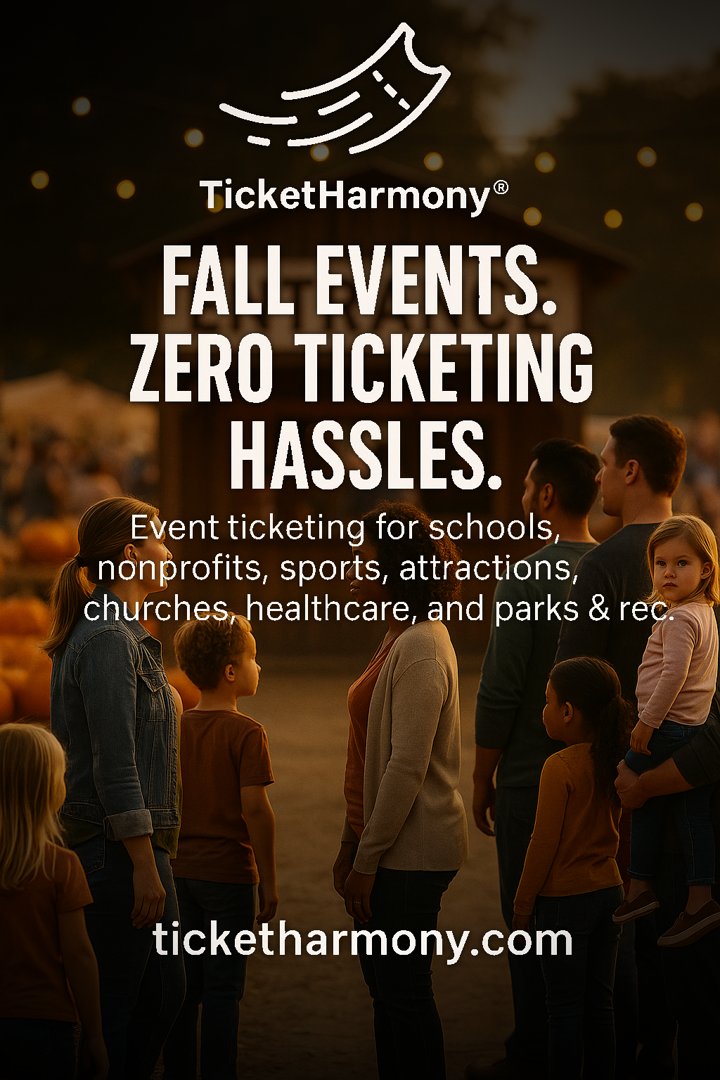 TicketHarmony checkout and scanning in action